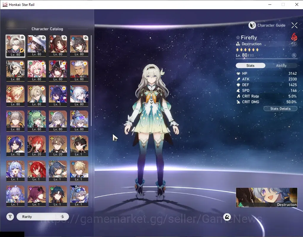Honkai Star Rail Accounts Others Asia|TL 70|21 Limited|(Yao Guang,Sparkle,Mydei)+Sign,Hyacine,SW 999,The 4