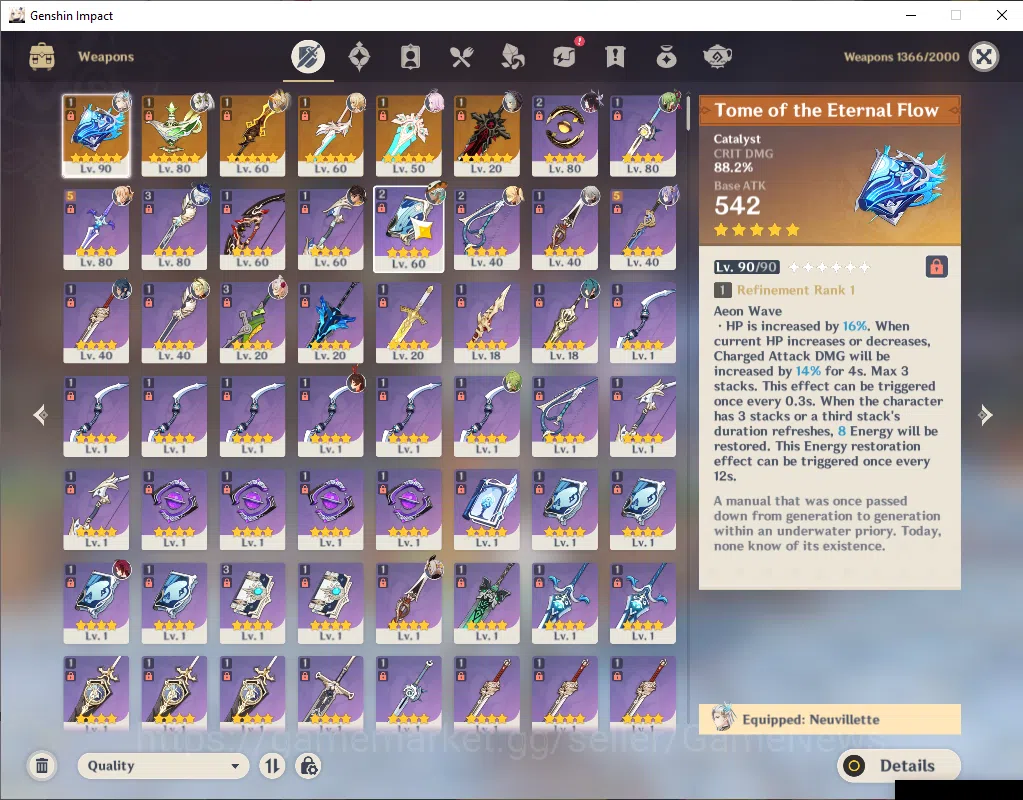 Genshin Impact Accounts ASIA|AR 56|5 Limited+5(*5Wep)|(NeuvileeteC1,Nahida image 12