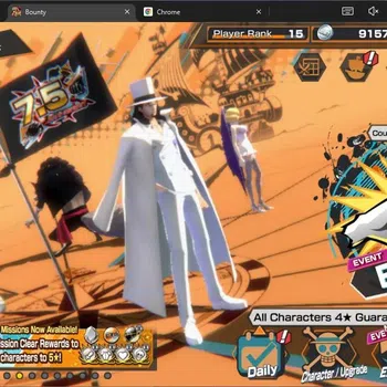One Piece Bounty Rush Accounts High-End Global |EX 4|PR 15|GP Edward Newgate, KOP GolD.Roger, BM Kaido, AF Rob Lucci Max|RD