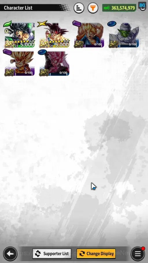 Dragon Ball Legends Accounts 363M Total Power|LV 157|2LR+6UL+8LL|Broly:Fury,Bar image 3