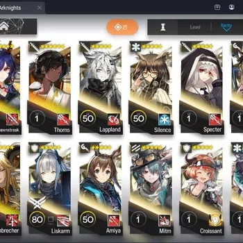 Arknights Accounts Mid-Tier Global |LV42 Mid-Tier|1 Limited Altar + 5 STD Char|Ch'en TheDawnStreak,Surtr,Thorns, Mountain