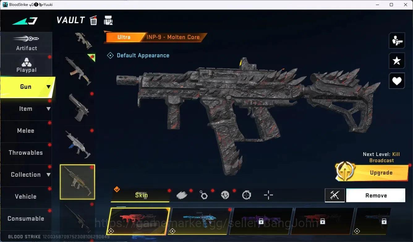 Blood Strike Accounts ASIA|3 Ultra Melee|2 Eternal Gun|5 Collab Gun|3 Li image 10