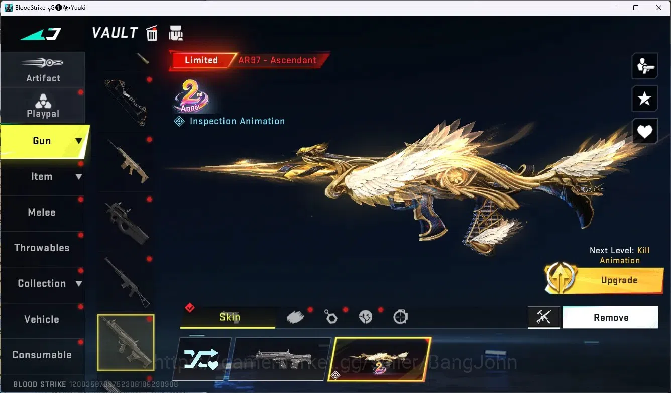 Blood Strike Accounts ASIA|3 Ultra Melee|2 Eternal Gun|5 Collab Gun|3 Li image 11