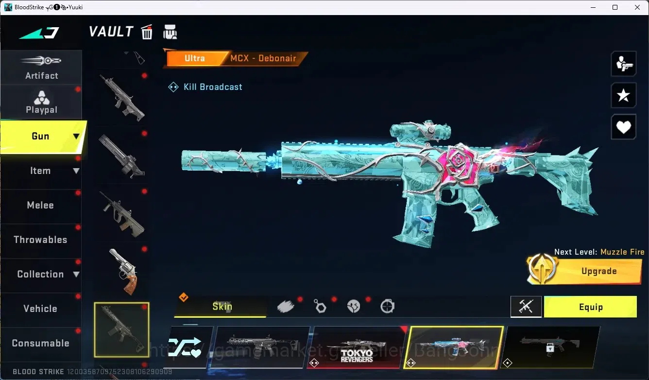 Blood Strike Accounts ASIA|3 Ultra Melee|2 Eternal Gun|5 Collab Gun|3 Li image 14