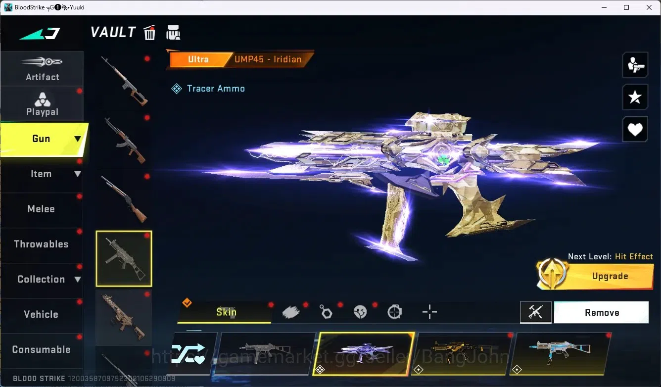 Blood Strike Accounts ASIA|3 Ultra Melee|2 Eternal Gun|5 Collab Gun|3 Li image 18