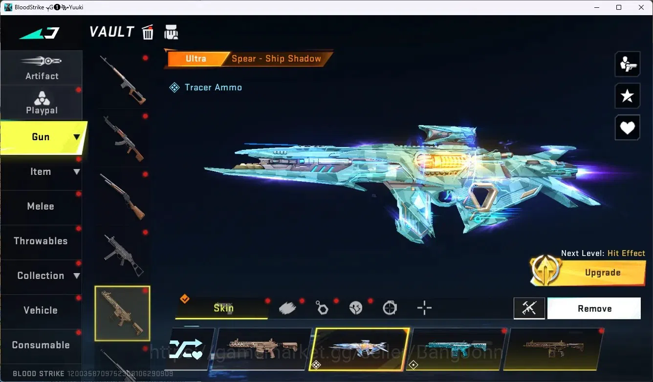 Blood Strike Accounts ASIA|3 Ultra Melee|2 Eternal Gun|5 Collab Gun|3 Li image 19