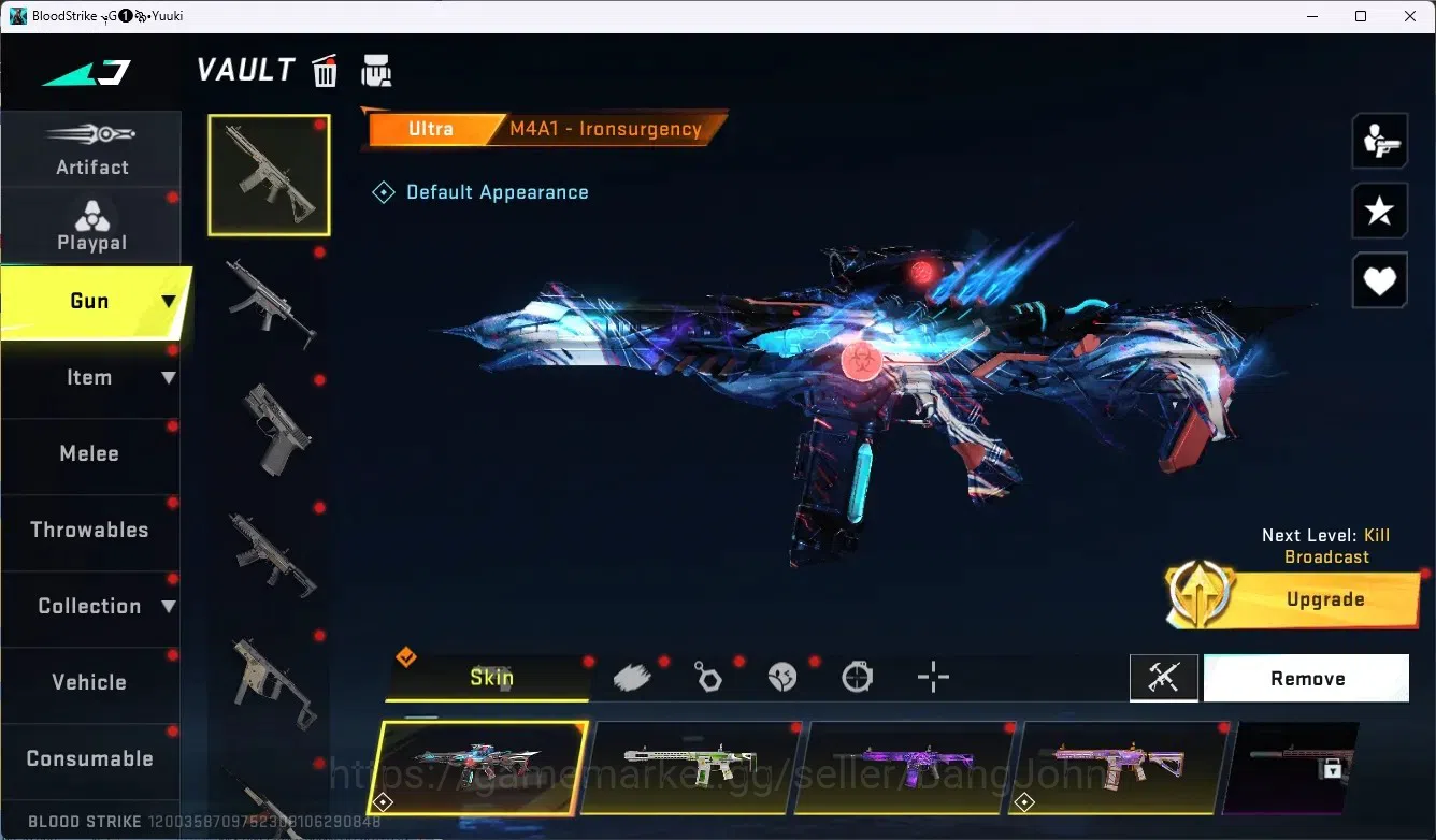 Blood Strike Accounts ASIA|3 Ultra Melee|2 Eternal Gun|5 Collab Gun|3 Li image 2