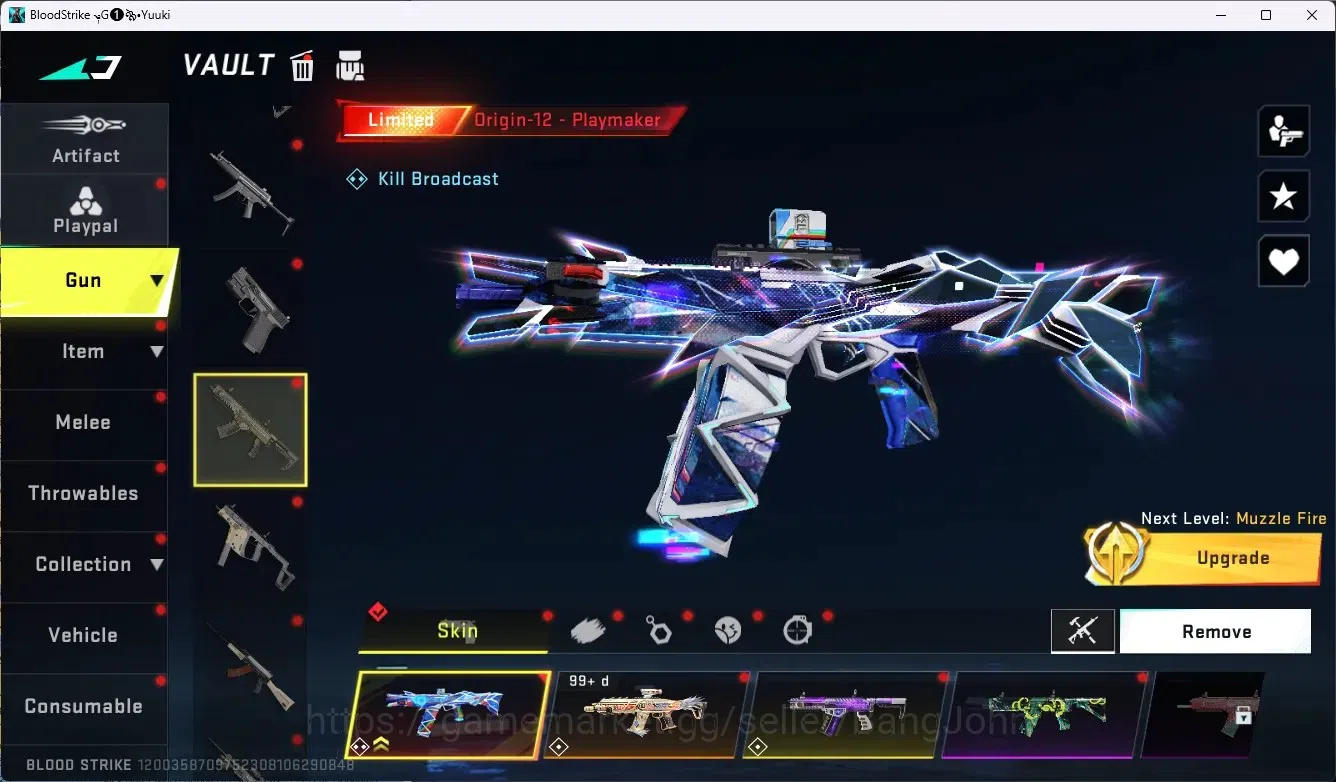 Blood Strike Accounts ASIA|3 Ultra Melee|2 Eternal Gun|5 Collab Gun|3 Li image 4