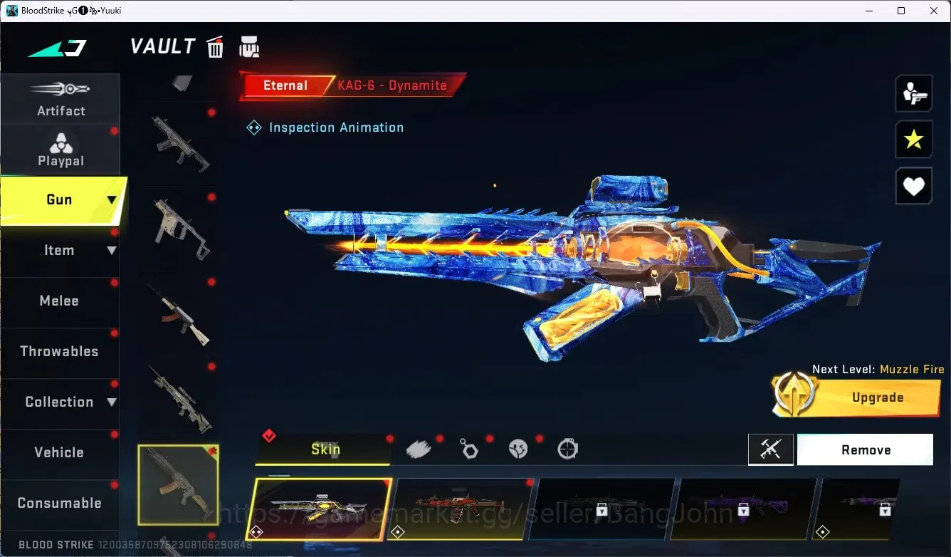 Blood Strike Accounts ASIA|3 Ultra Melee|2 Eternal Gun|5 Collab Gun|3 Li image 7