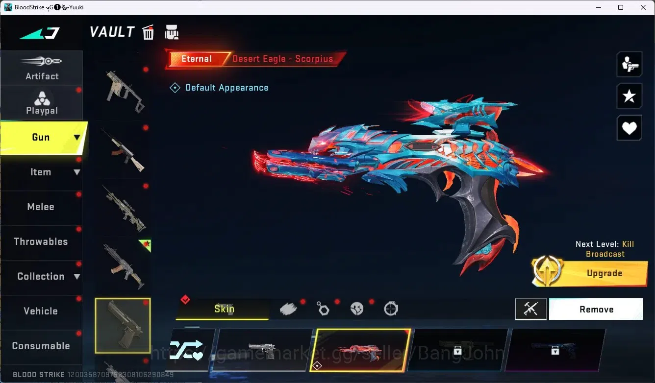 Blood Strike Accounts ASIA|3 Ultra Melee|2 Eternal Gun|5 Collab Gun|3 Li image 8
