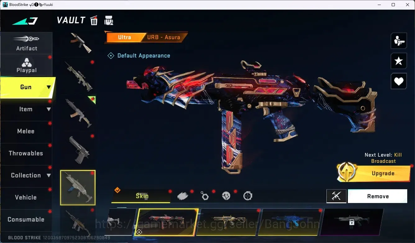 Blood Strike Accounts ASIA|3 Ultra Melee|2 Eternal Gun|5 Collab Gun|3 Li image 9