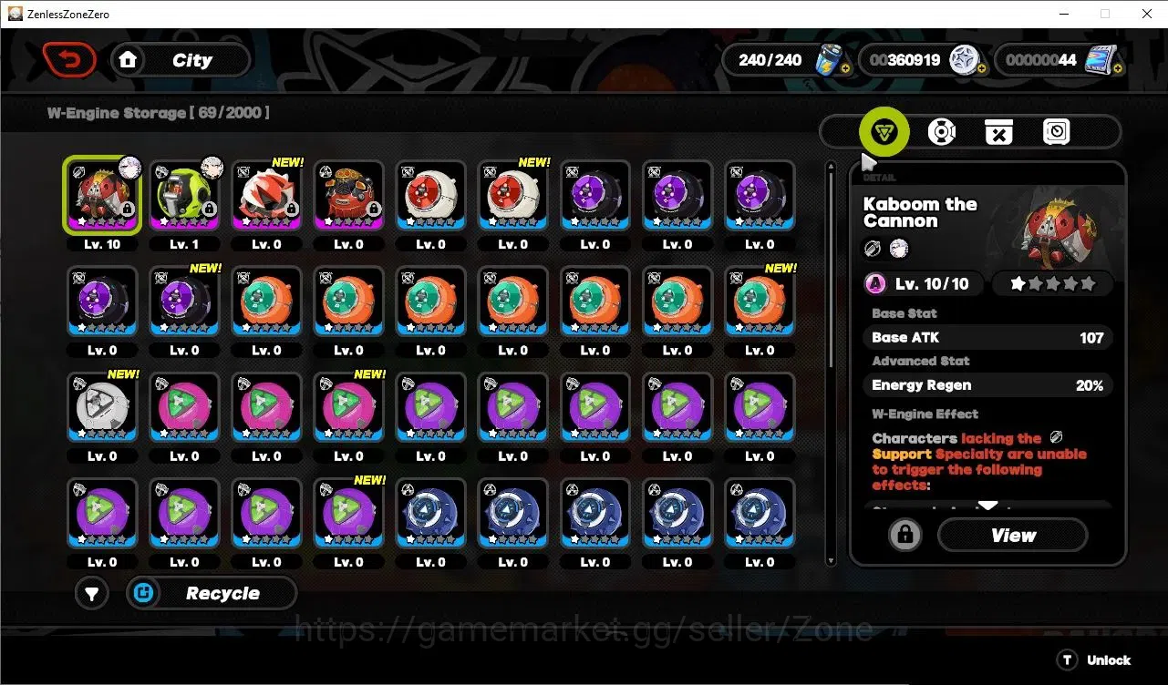 Zenless Zone Zero Accounts ASIA|IK 13|Starter S1 Prologue|1 Limited (Velina A image 5