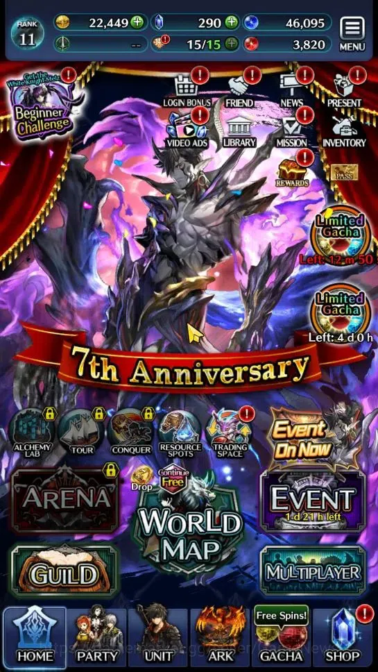 Last Cloudia Accounts GLOBAL|Rank 11|Top Tier Unit [Demon Lord Judecca-S image 6