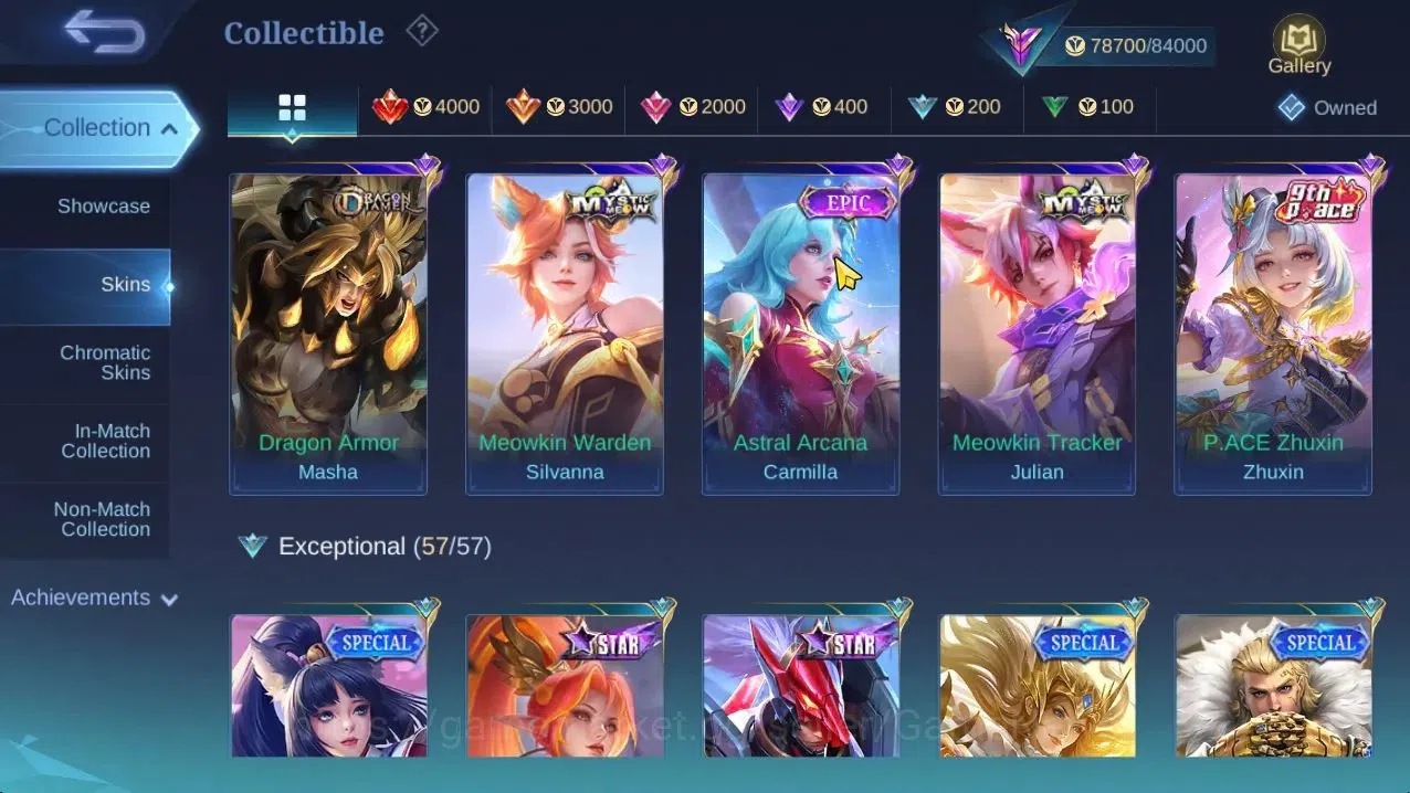 Mobile Legends: Bang Bang Accounts Hero 130|Skin278|HighGlory 56|Hanabi Vessel,Aspira image 10
