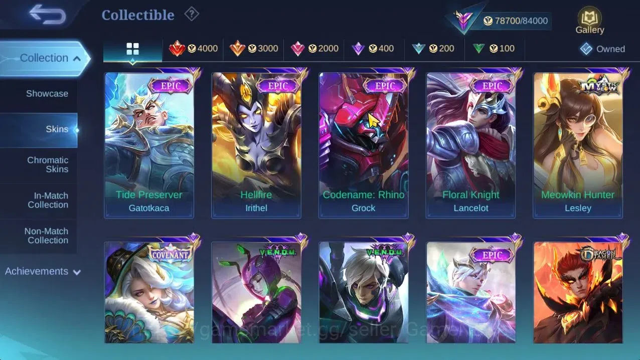 Mobile Legends: Bang Bang Accounts Hero 130|Skin278|HighGlory 56|Hanabi Vessel,Aspira image 8