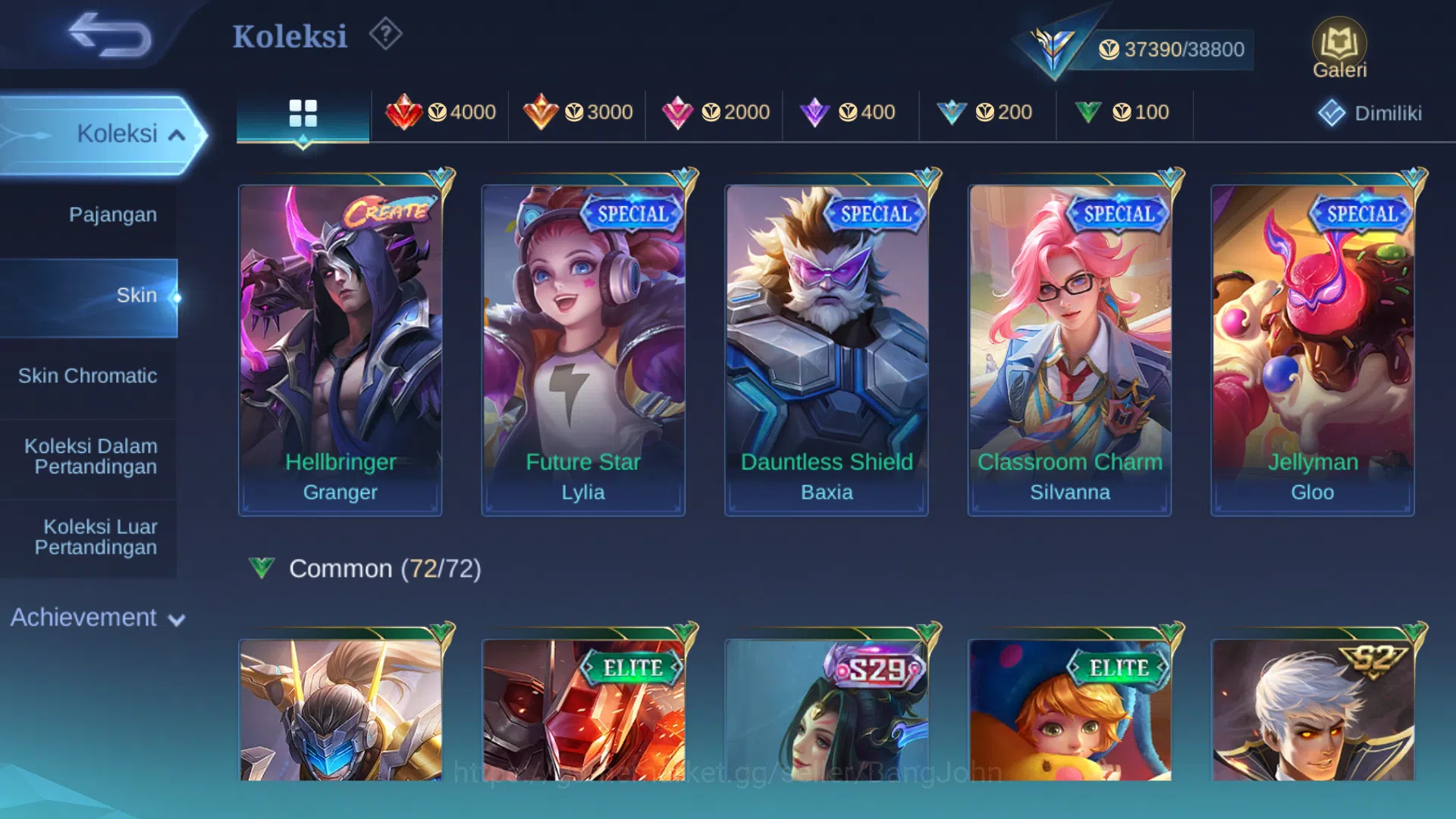 Mobile Legends: Bang Bang Accounts Hero 65 | Skin 121 | Collector Aldous | Luckybox A image 10