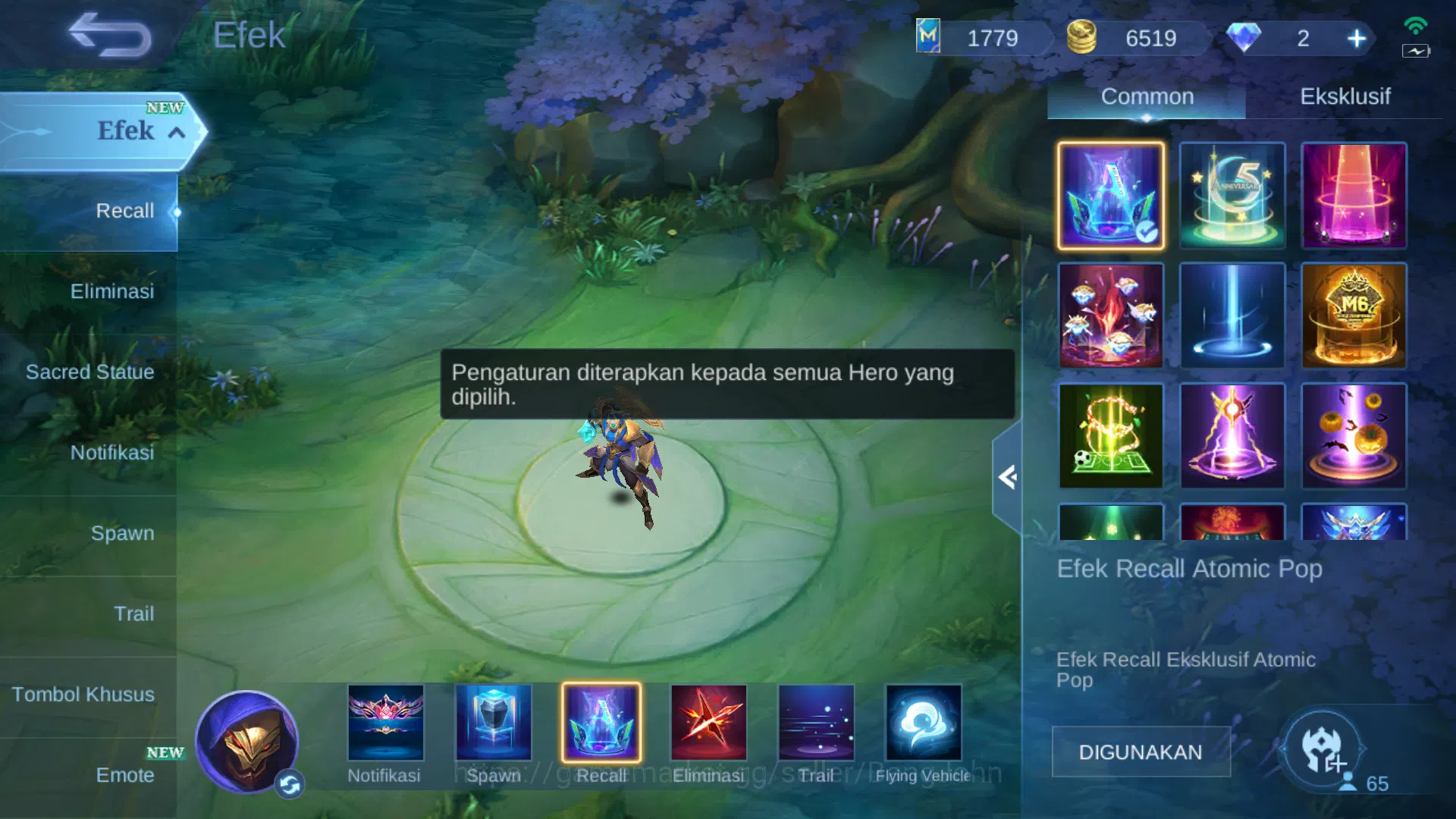 Mobile Legends: Bang Bang Accounts Hero 65 | Skin 121 | Collector Aldous | Luckybox A image 13