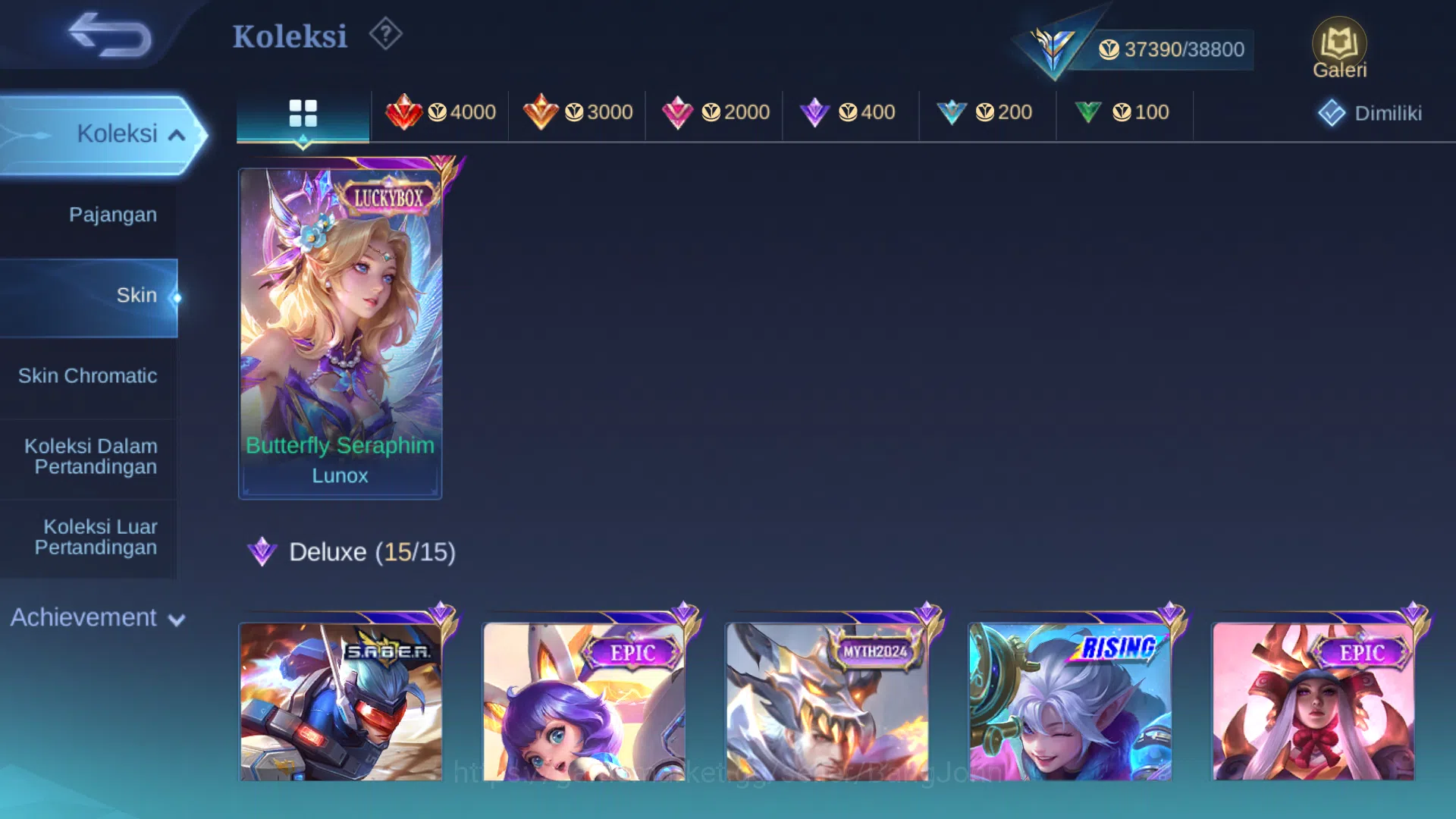 Mobile Legends: Bang Bang Accounts Hero 65 | Skin 121 | Collector Aldous | Luckybox A image 4