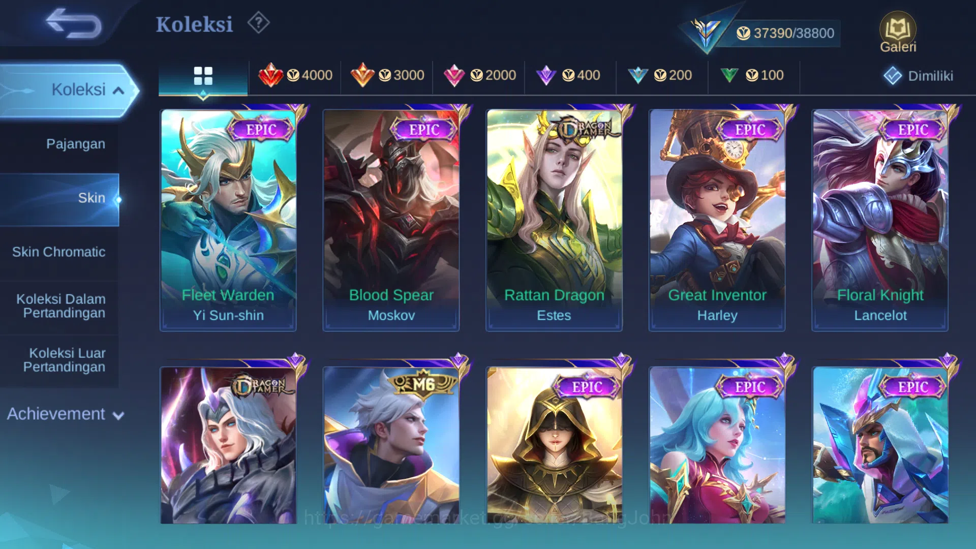 Mobile Legends: Bang Bang Accounts Hero 65 | Skin 121 | Collector Aldous | Luckybox A image 6
