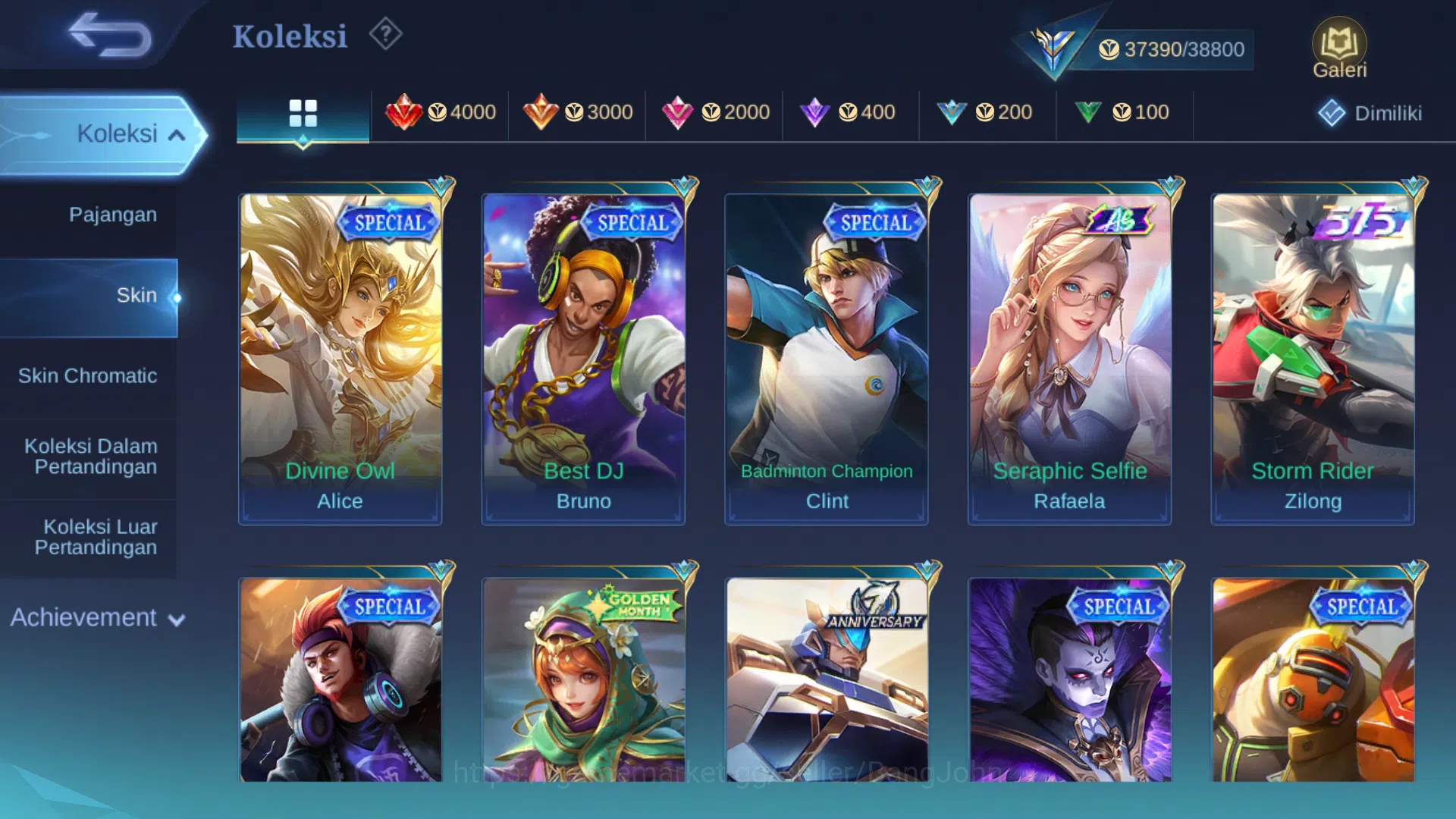 Mobile Legends: Bang Bang Accounts Hero 65 | Skin 121 | Collector Aldous | Luckybox A image 8