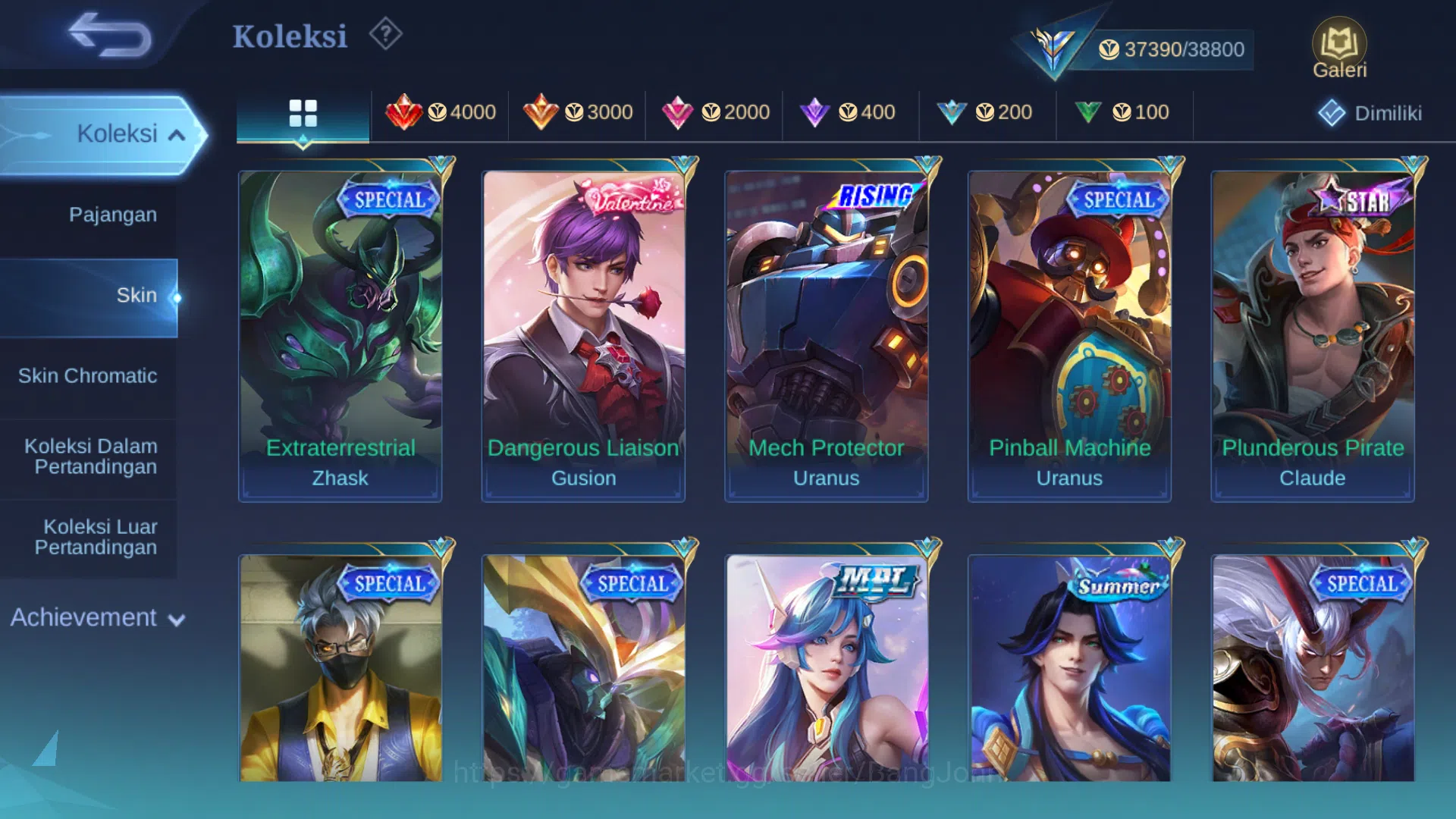 Mobile Legends: Bang Bang Accounts Hero 65 | Skin 121 | Collector Aldous | Luckybox A image 9