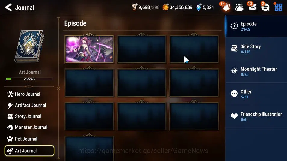 Epic Seven Accounts GLOBAL UNVERIF|9 ML(NOTOS,Dk Sharun,LH Cermia,Etc) image 18