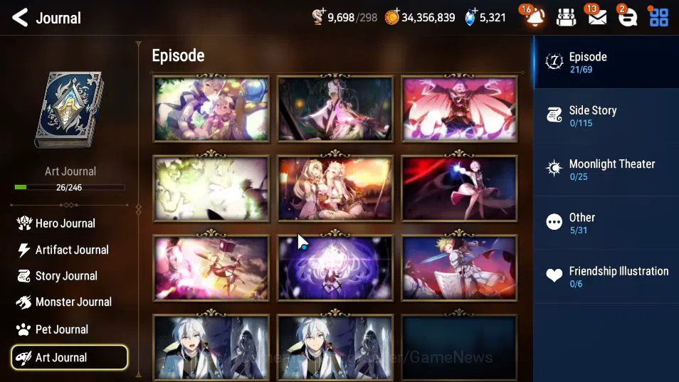 Epic Seven Accounts GLOBAL UNVERIF|9 ML(NOTOS,Dk Sharun,LH Cermia,Etc) image 19