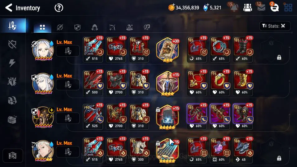 Epic Seven Accounts GLOBAL UNVERIF|9 ML(NOTOS,Dk Sharun,LH Cermia,Etc) image 8