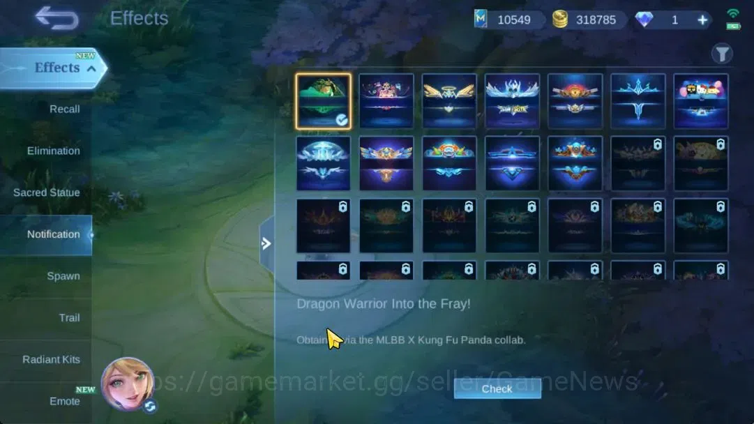 Mobile Legends: Bang Bang Accounts Hero 132|Skin 340|High Rank Imo 117|Legend(Lunox), image 20