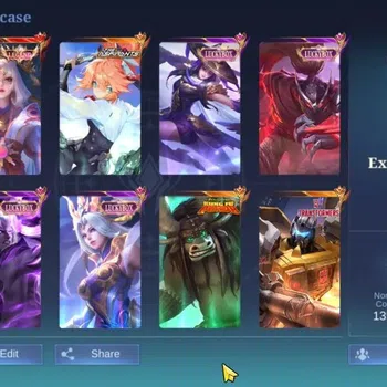 Mobile Legends: Bang Bang Others Hero 132|Skin 340|High Rank Imo 117|Legend(Lunox), image 1