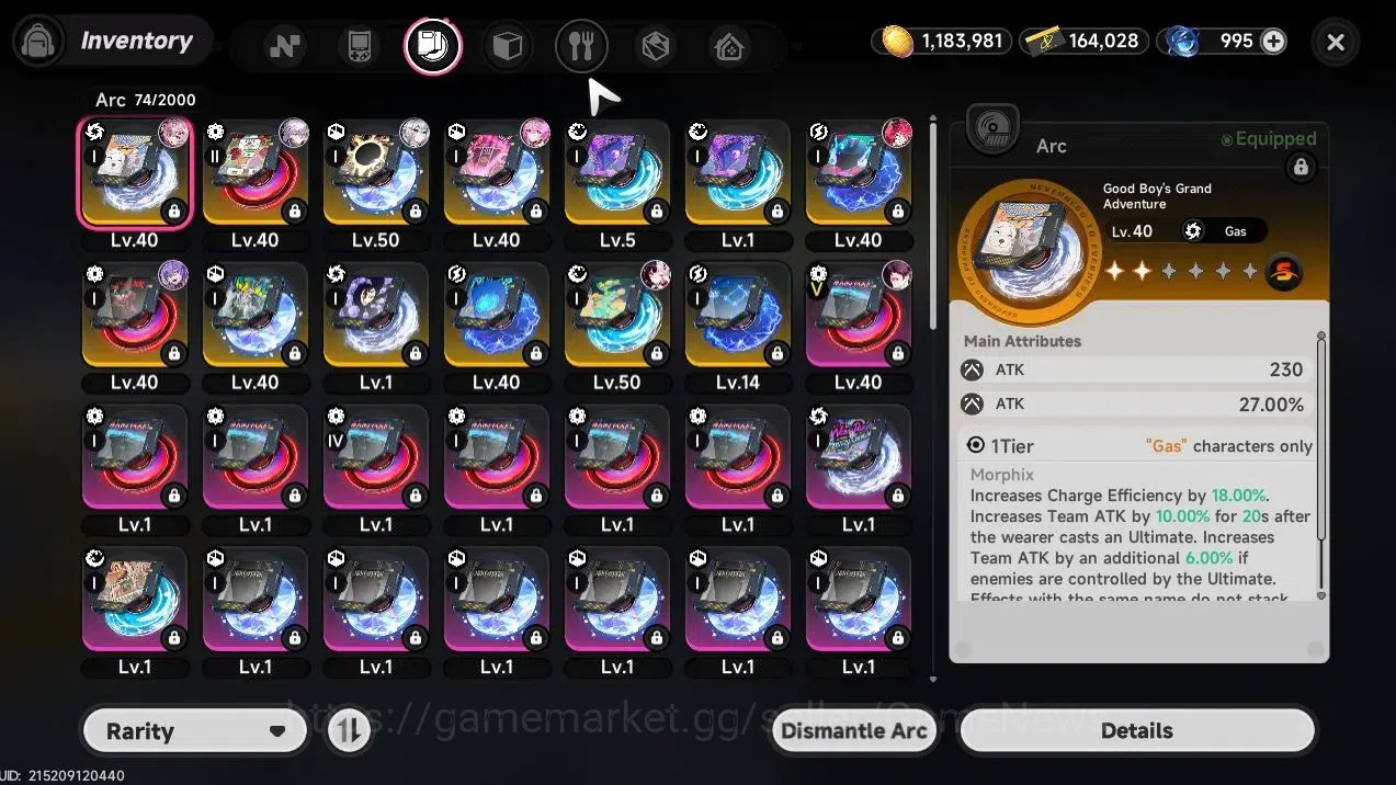 Neverness to Everness Accounts GLOBAL SEA|HL 32|TL 20|Lacrimosa,Nanally,Baicang,F image 19