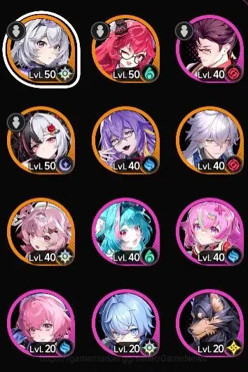Neverness to Everness Accounts GLOBAL SEA|HL 32|TL 20|Lacrimosa,Nanally,Baicang,F image 2