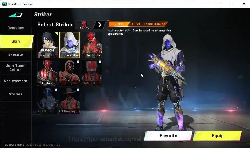 Blood Strike Accounts ASIA|4 ULTRA[ETHAN,SPIKE,Spear Lv3,MCX Lv2]|Collab image 4