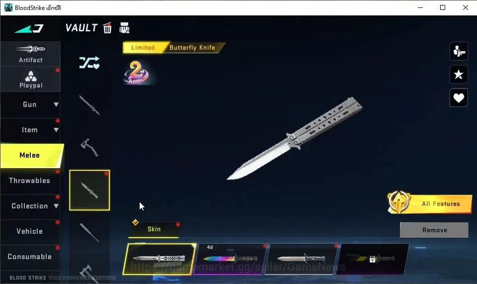 Blood Strike Accounts ASIA|4 ULTRA[ETHAN,SPIKE,Spear Lv3,MCX Lv2]|Collab image 8
