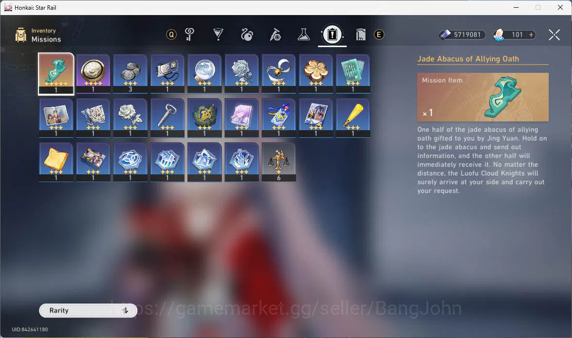 Honkai Star Rail Accounts Others ASIA|TL 58|5 Limit|Premium Team Elation(Sparxie,Sparkle,Yao Guang,DanHeng PT),etc|Check 10