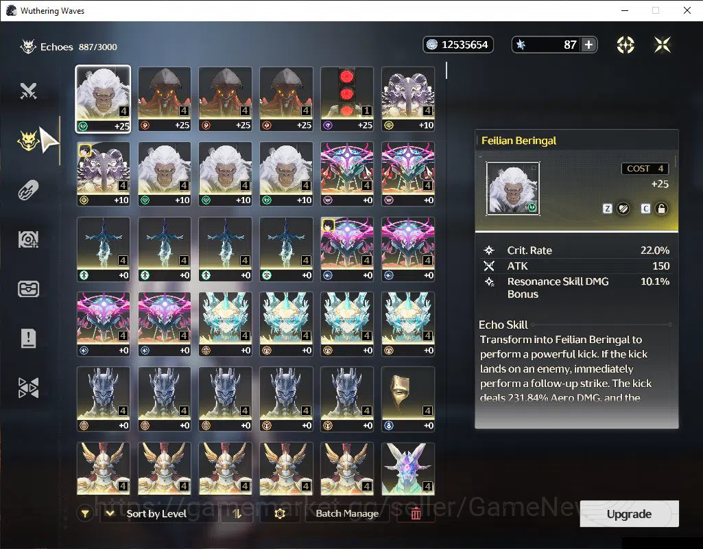 Wuthering Waves Accounts NA|UL 46|2 Limited| [Luuk Herssen,Galbrena]+Sign | image 5