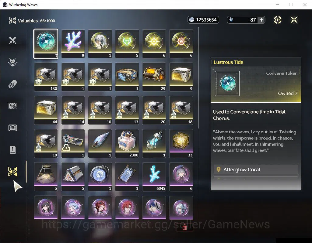 Wuthering Waves Accounts NA|UL 46|2 Limited| [Luuk Herssen,Galbrena]+Sign | image 8