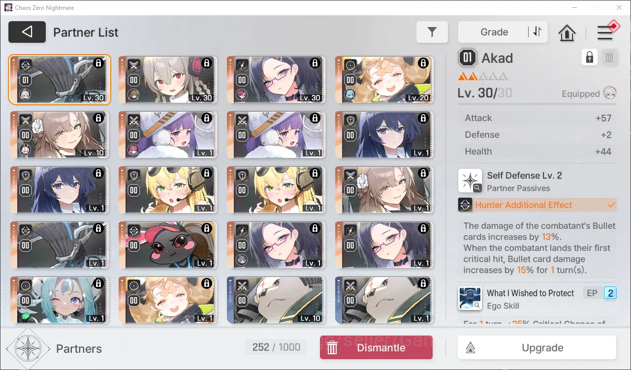 Chaos Zero Nightmare Accounts GLOBAL Lv30| 5 SSR (KayronM2,Haru,Luke,Veronica,Re image 8