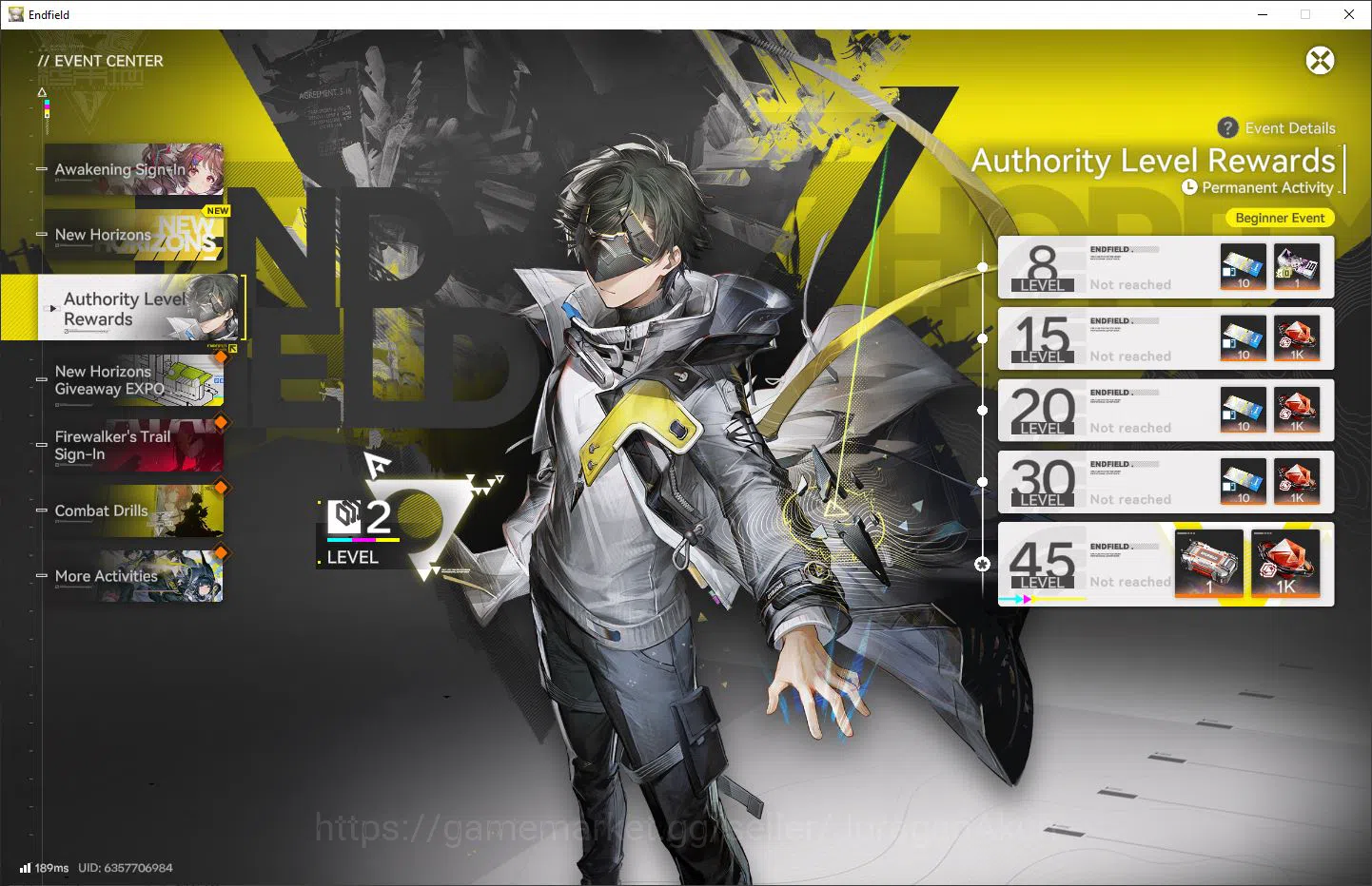 Arknights: Endfield Accounts NA/EU Lv2 | Fresh Starter Laevatain + 4 SR Charact image 5
