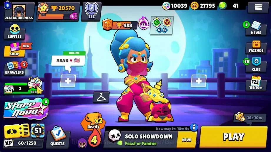 Brawl Stars Accounts 20K Trophy|76 Brawlers 14 Max Lvl|9 Prestige|171 Skins|2 Hypch 3 Legend 5 Myth 44 Epic|10K Bling 27K 3