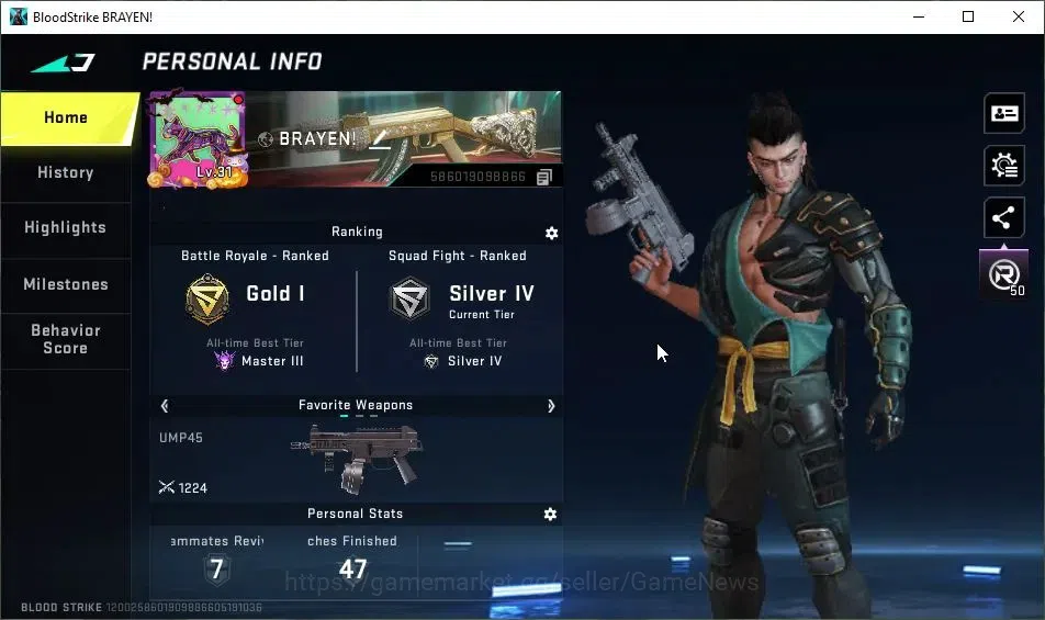 Blood Strike Accounts ASIA|2 ULTRA[JET-Blackout Bomber,Origin-12-Jack Bl image 2
