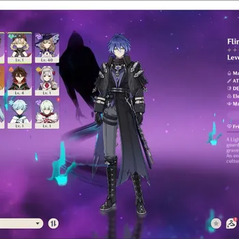 Genshin Impact Accounts Reroll Asia|AR 25|1 Limited 5-star Char (Flins)+chrSTD Alyosha,Faruzan,Diona Etc|MC