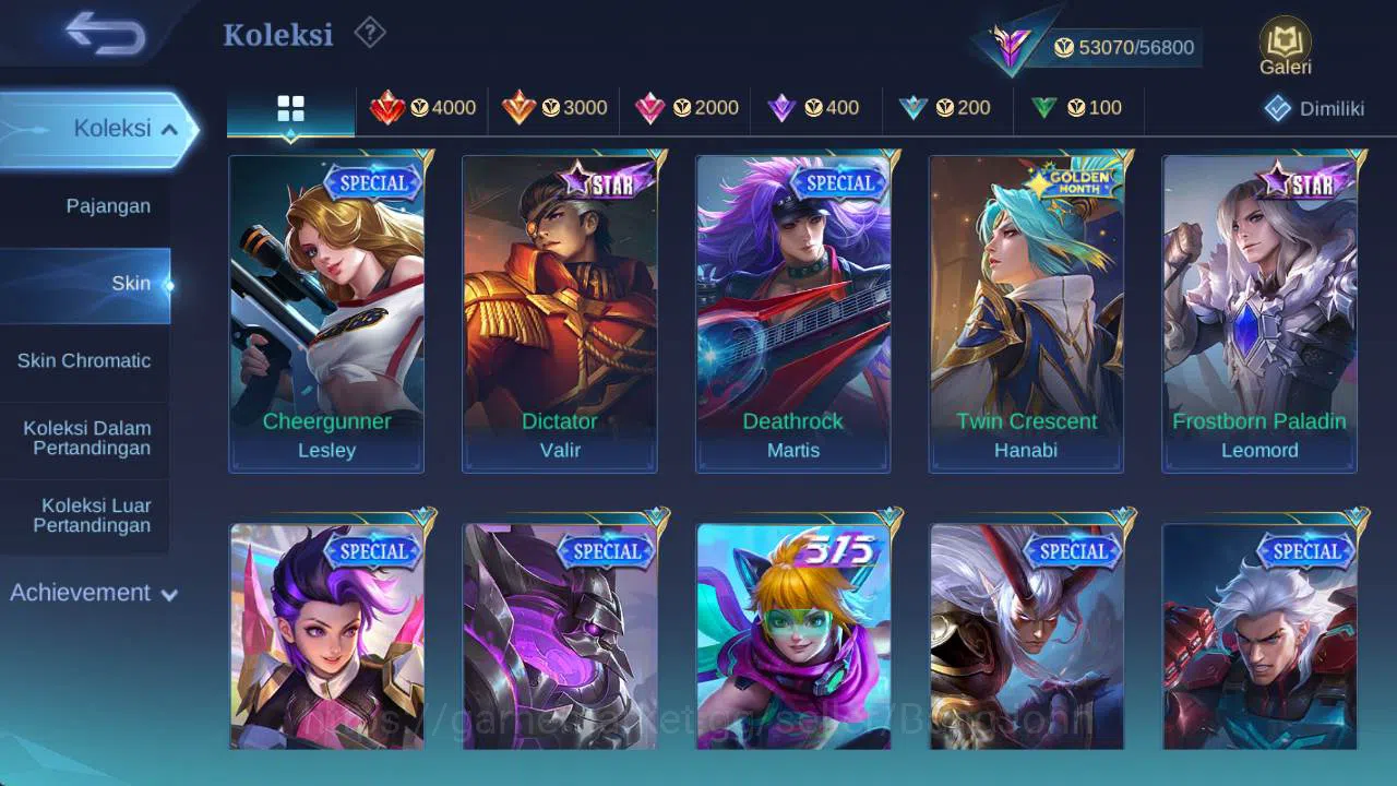 Mobile Legends: Bang Bang Accounts Global, Renow, skin 266,hero 132, LB karina,valen image 6