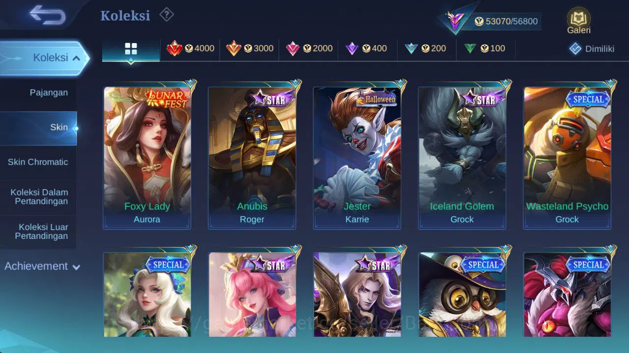 Mobile Legends: Bang Bang Accounts Global, Renow, skin 266,hero 132, LB karina,valen image 7
