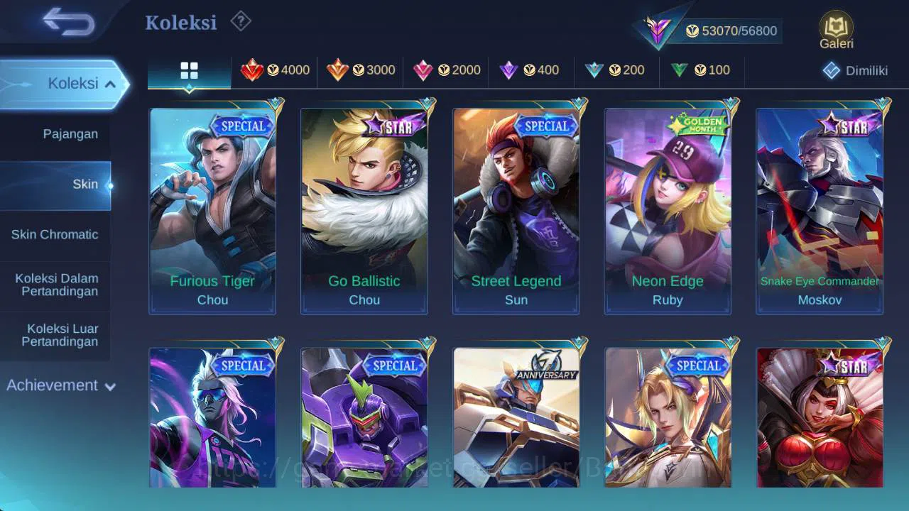 Mobile Legends: Bang Bang Accounts Global, Renow, skin 266,hero 132, LB karina,valen image 8