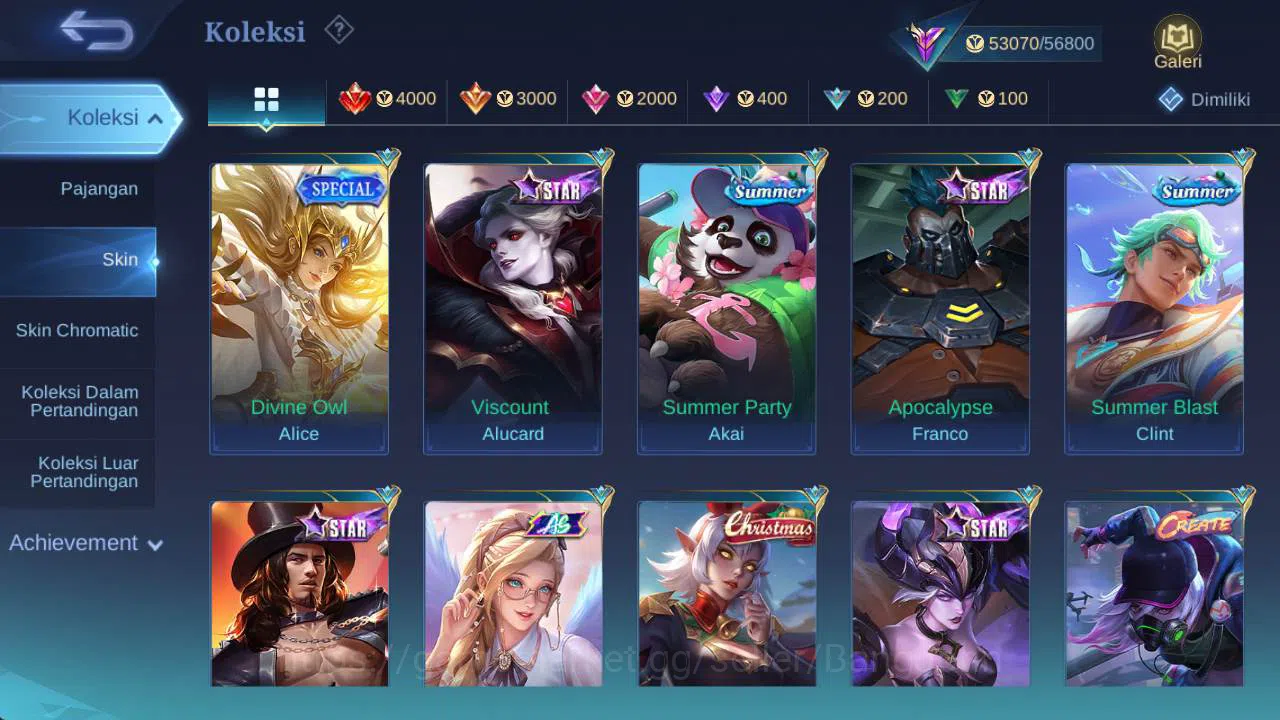 Mobile Legends: Bang Bang Accounts Global, Renow, skin 266,hero 132, LB karina,valen image 9