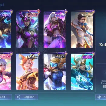 Mobile Legends: Bang Bang Collector Global, Renow, skin 266,hero 132, LB karina,valen  image 1