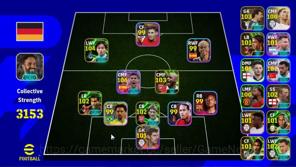eFootball Accounts Mobile|Angelo Peruzzi,PhenomFinish(Semih Kilicsoy) image 1