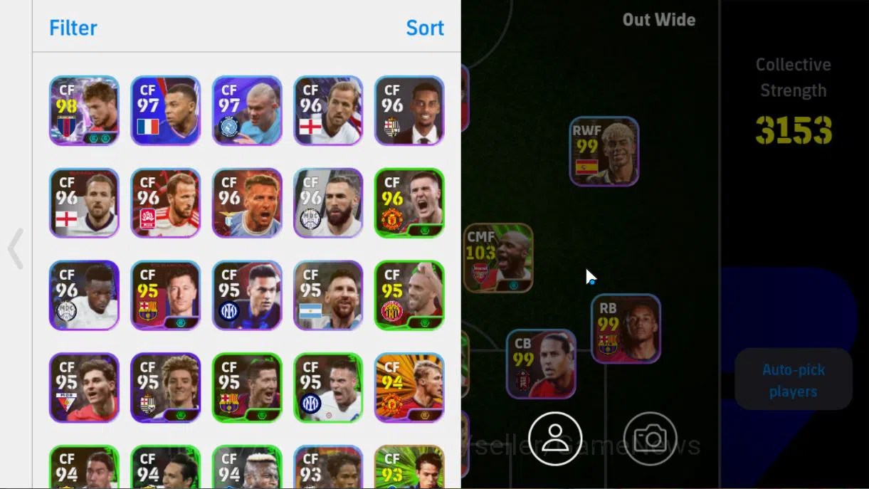 eFootball Accounts Mobile|Angelo Peruzzi,PhenomFinish(Semih Kilicsoy) image 14