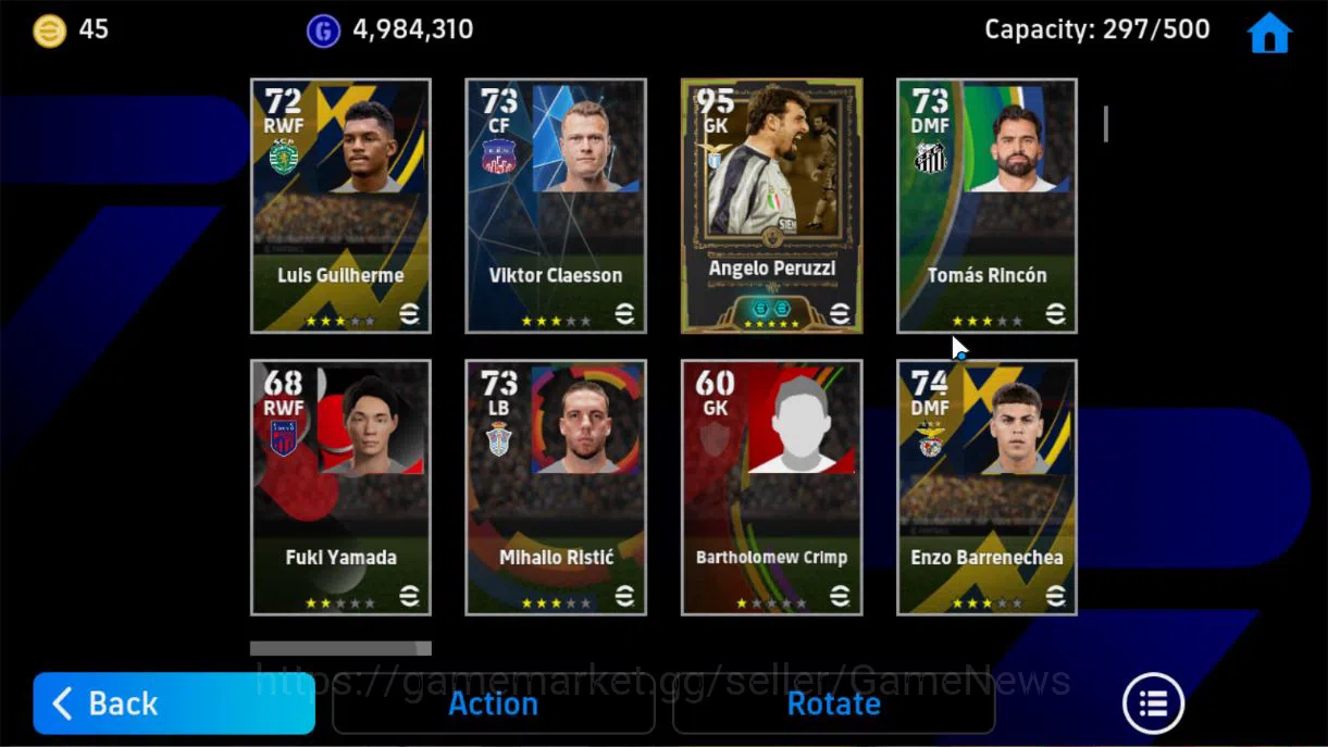 eFootball Accounts Mobile|Angelo Peruzzi,PhenomFinish(Semih Kilicsoy) image 2